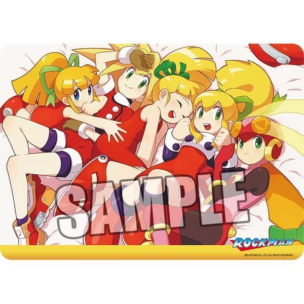 ロックマン「ロール！ロール！ロール！」　キャラクター万能ラバーマット　未開封