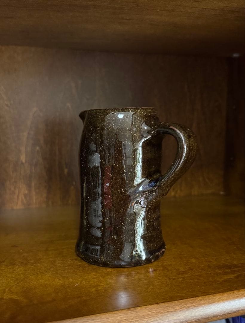 岩井窯　山本教行　ミルクピッチャー ドット模様