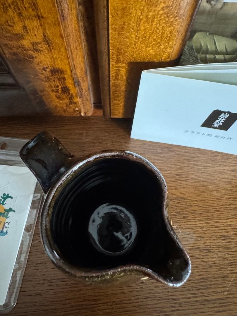 岩井窯　山本教行　ミルクピッチャー ドット模様