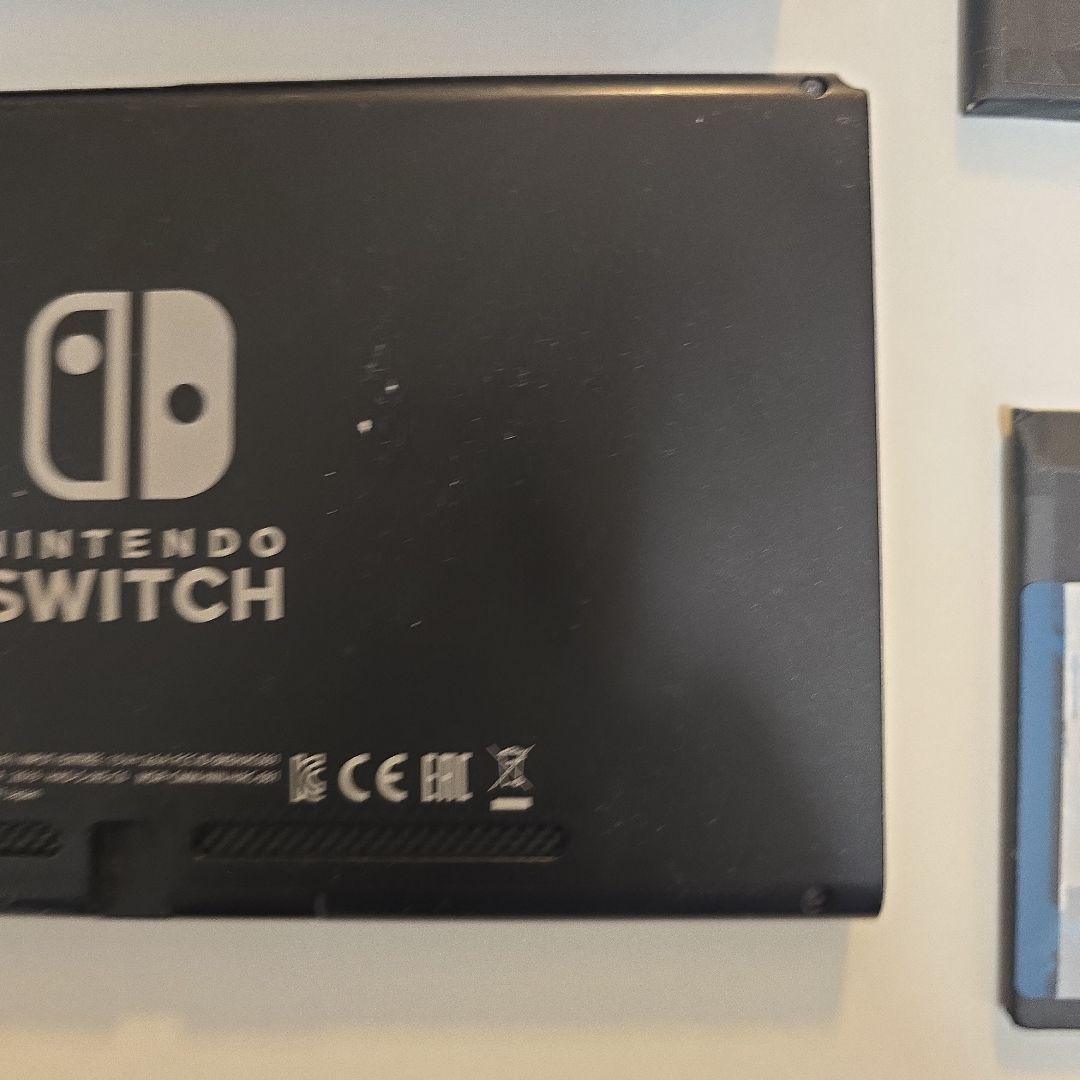 d*3様 【ジャンク品】Nintendo Switch 本体 透明ジョイコン バ