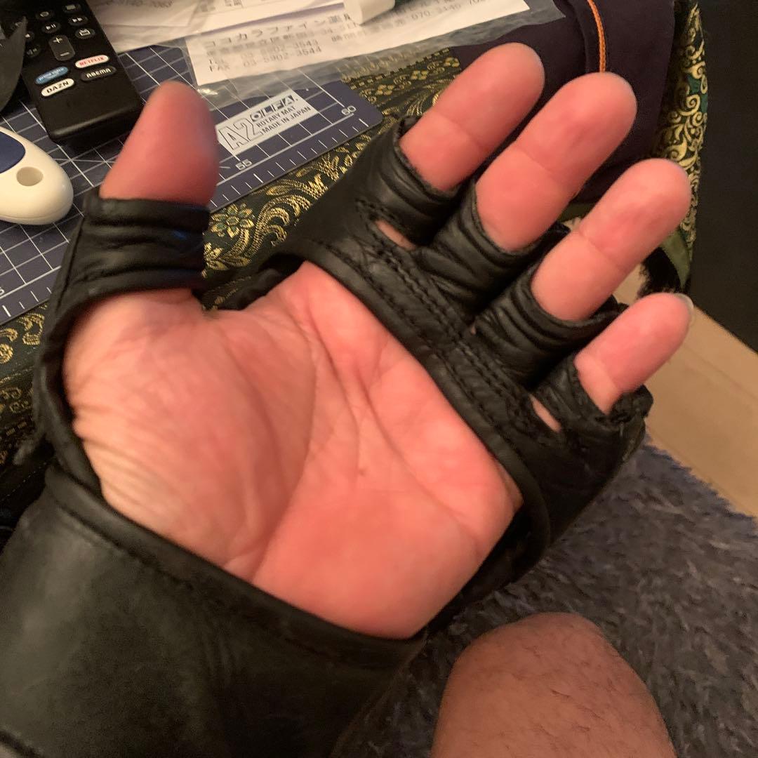 SHOOTO オープンフィンガーグローブ 黒 Isami製　Sサイズ　MMA