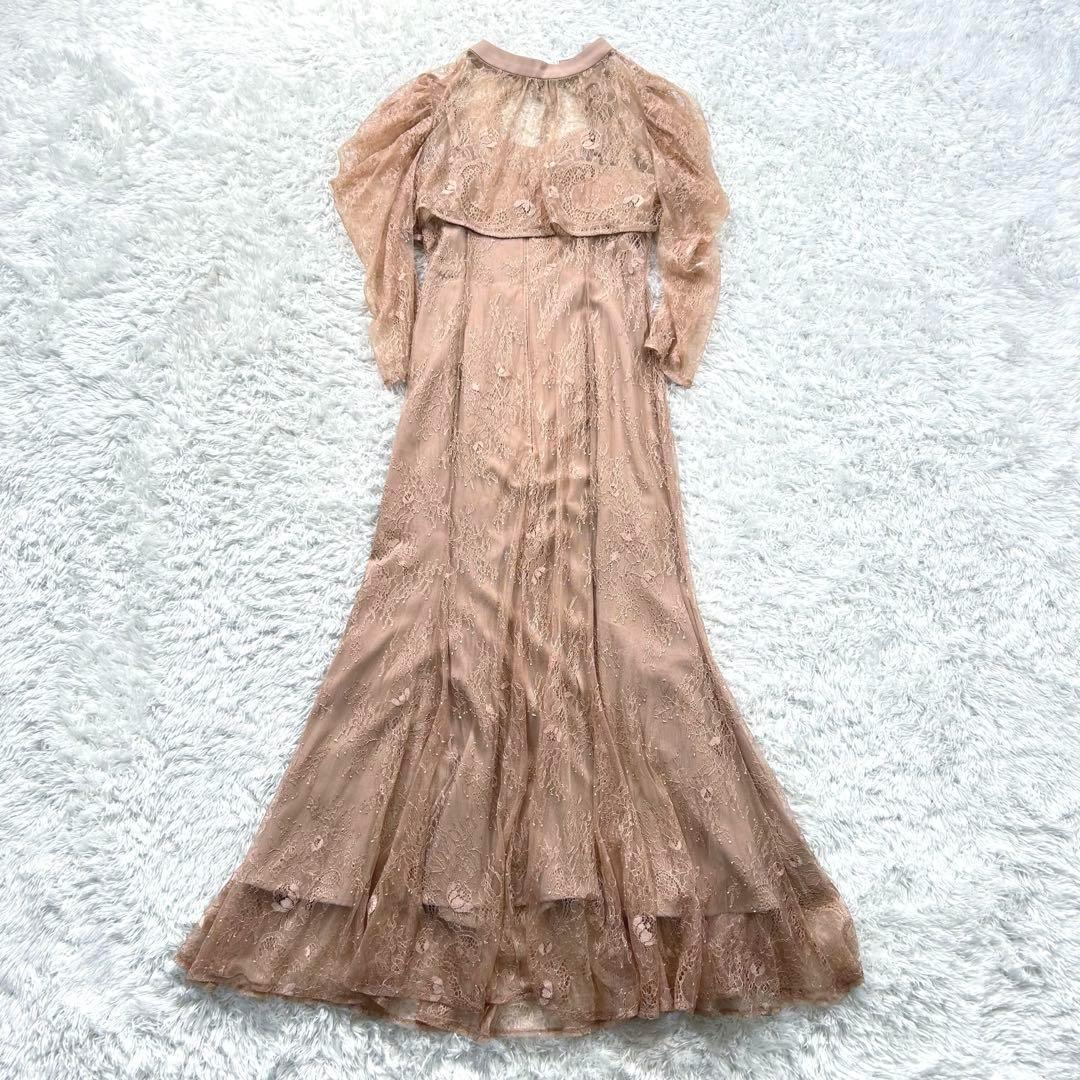 【前後2way】　Dorry Doll　ボレロレイヤーレースドレス　ピンク　S