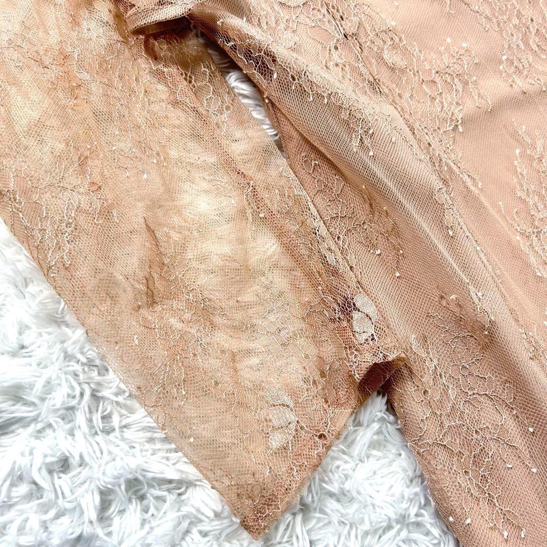 【前後2way】　Dorry Doll　ボレロレイヤーレースドレス　ピンク　S