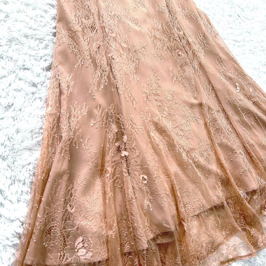 【前後2way】　Dorry Doll　ボレロレイヤーレースドレス　ピンク　S