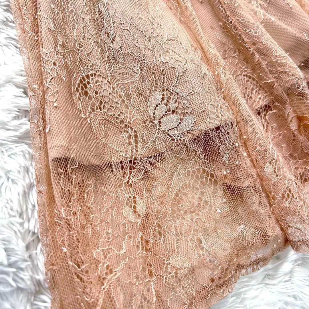 【前後2way】　Dorry Doll　ボレロレイヤーレースドレス　ピンク　S