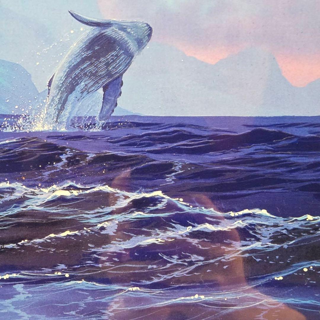 クリスチャン・ラッセン セレニティー　ミクスドメディア 直筆サイン　証明書付