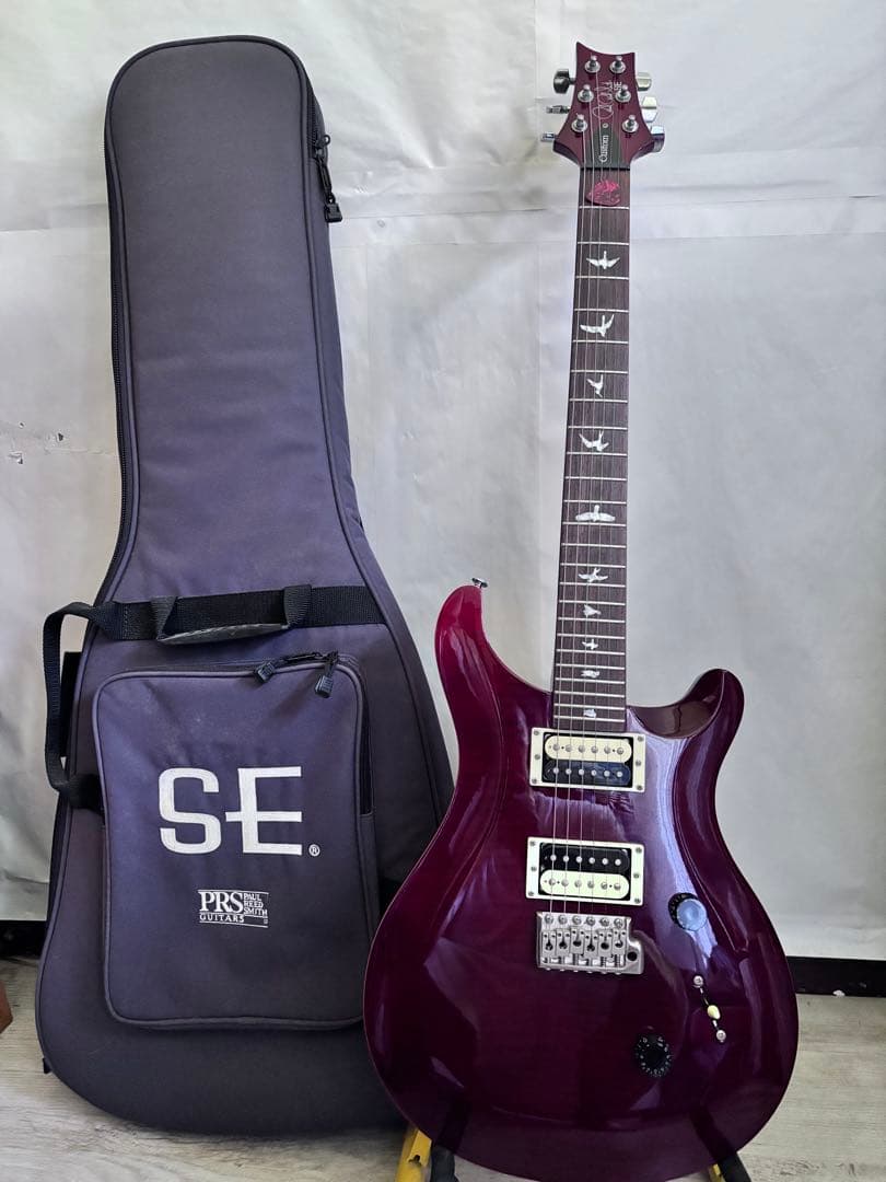 PRS SE Custom 24ポールリードスミスブラックチェリー美品ケース付き
