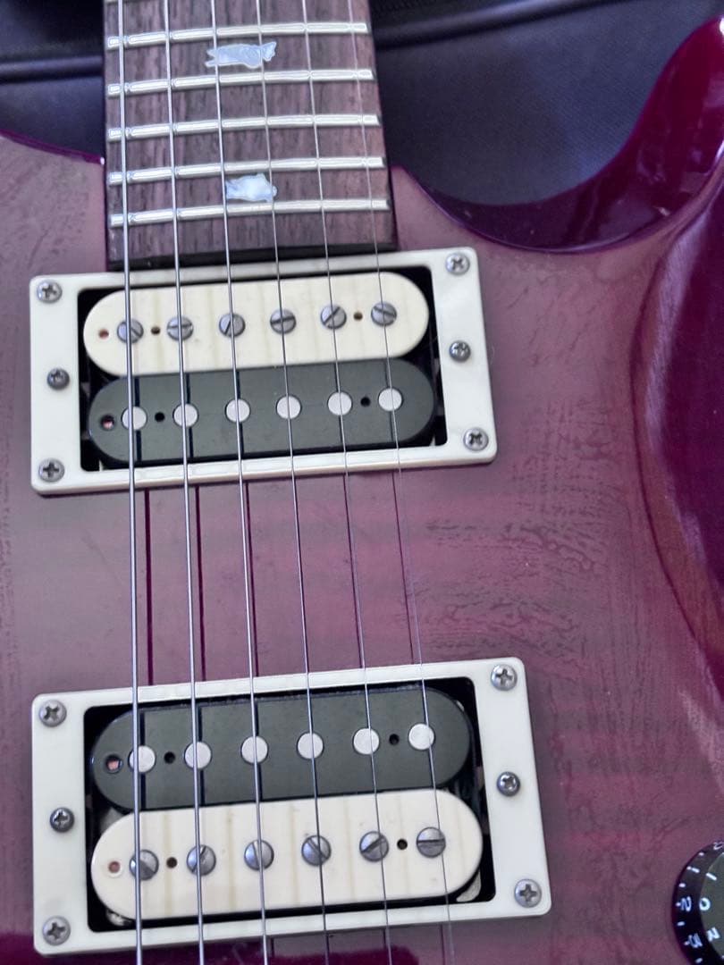 PRS SE Custom 24ポールリードスミスブラックチェリー美品ケース付き