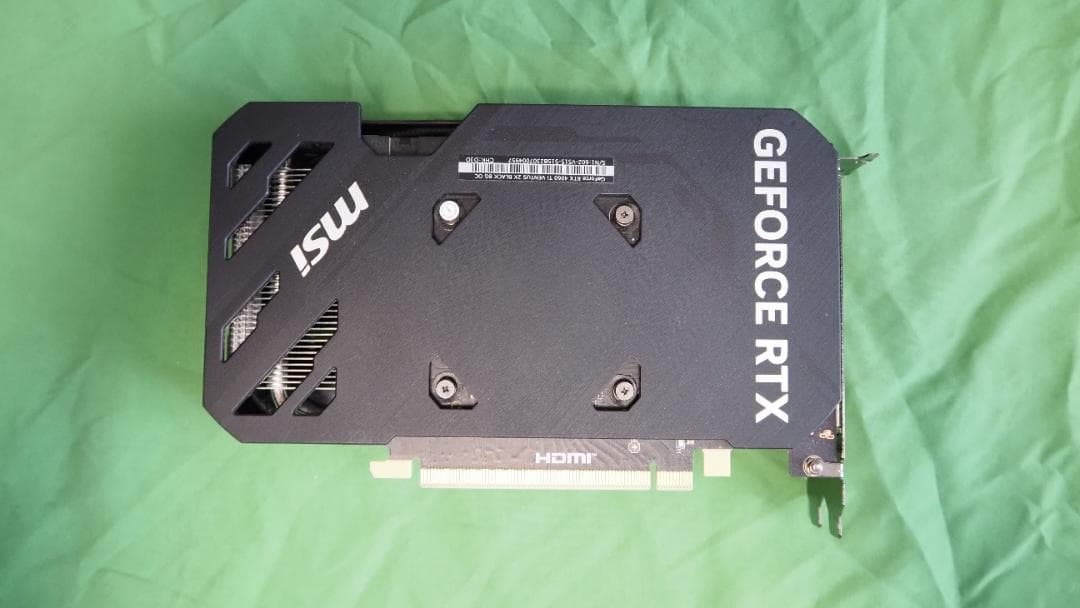 グラフィックボード・グラボ・ビデオカード MSI RTX 4060 Ti VENTUS 2X BLACK