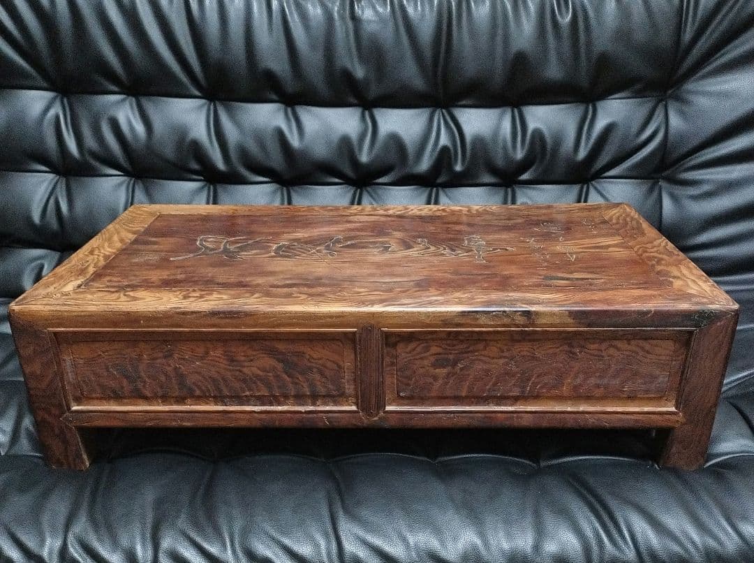 肥松 木公作 飾り台 骨董 アンティーク 木彫