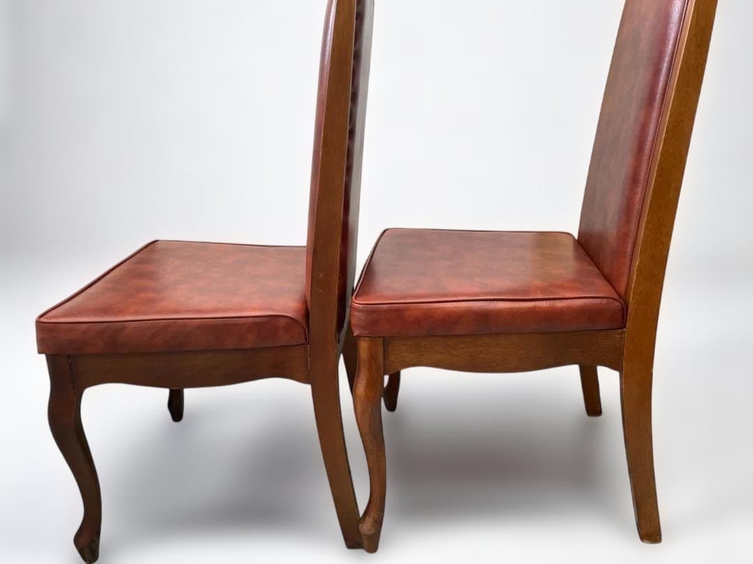 オリバー　アンティーク　鋲打ち　クラシック　２脚セット　05c20