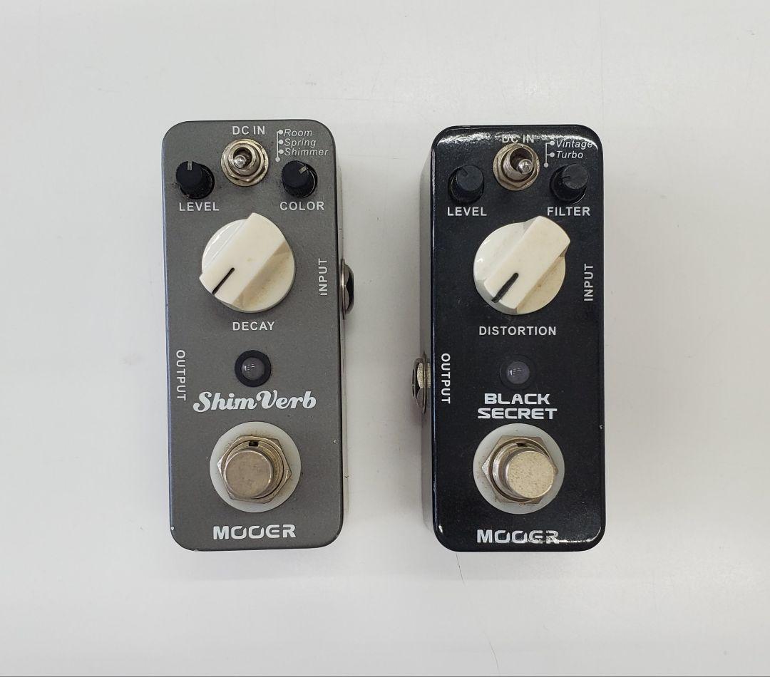 Mooer Black Secret + Shimverb パッチケーブル付