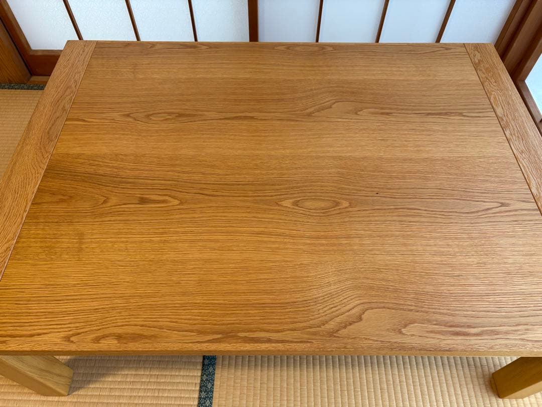 ホワイトオーク無垢材使用天板付きこたつ