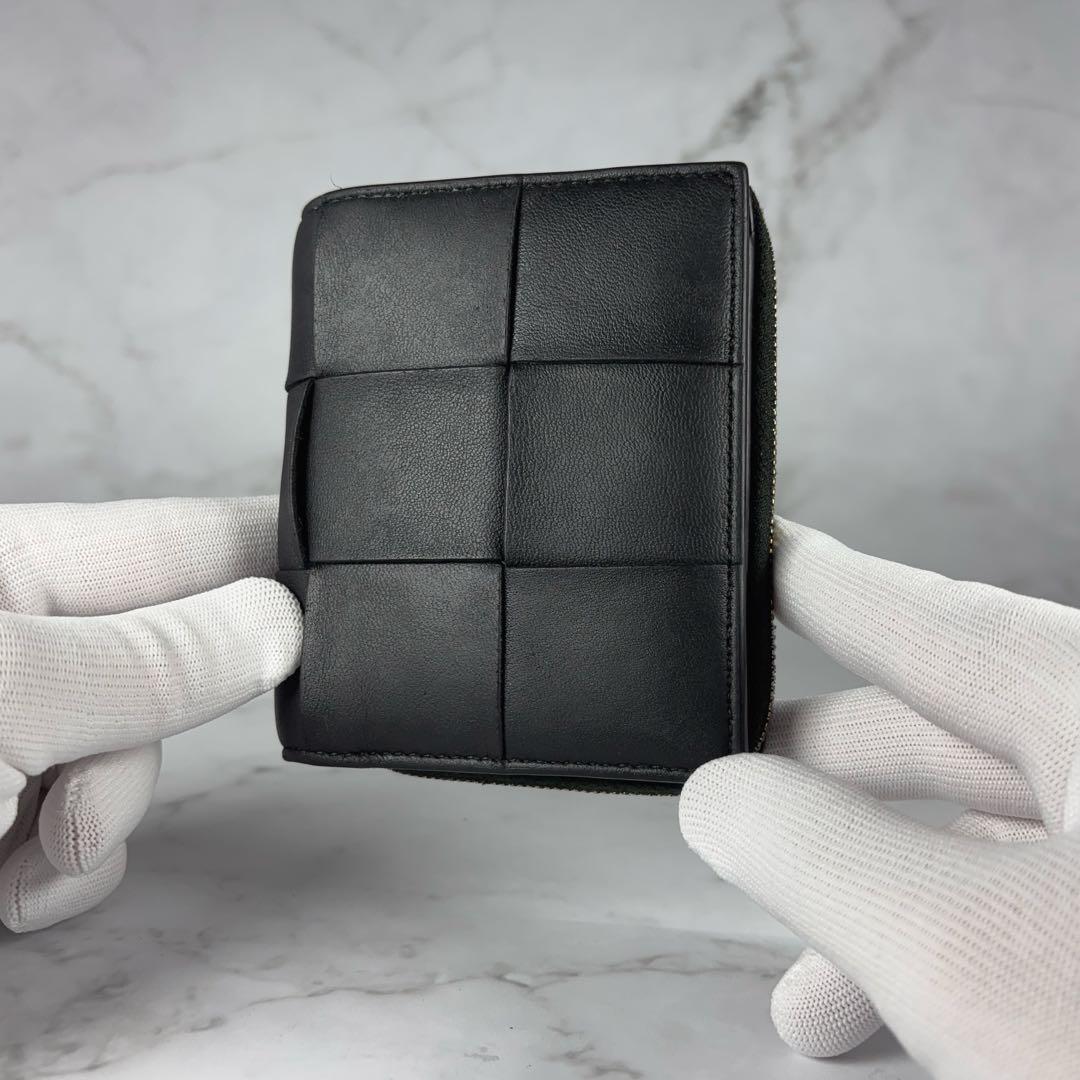 BOTTEGA VENETA ブラック 二つ折り 財布 カセット