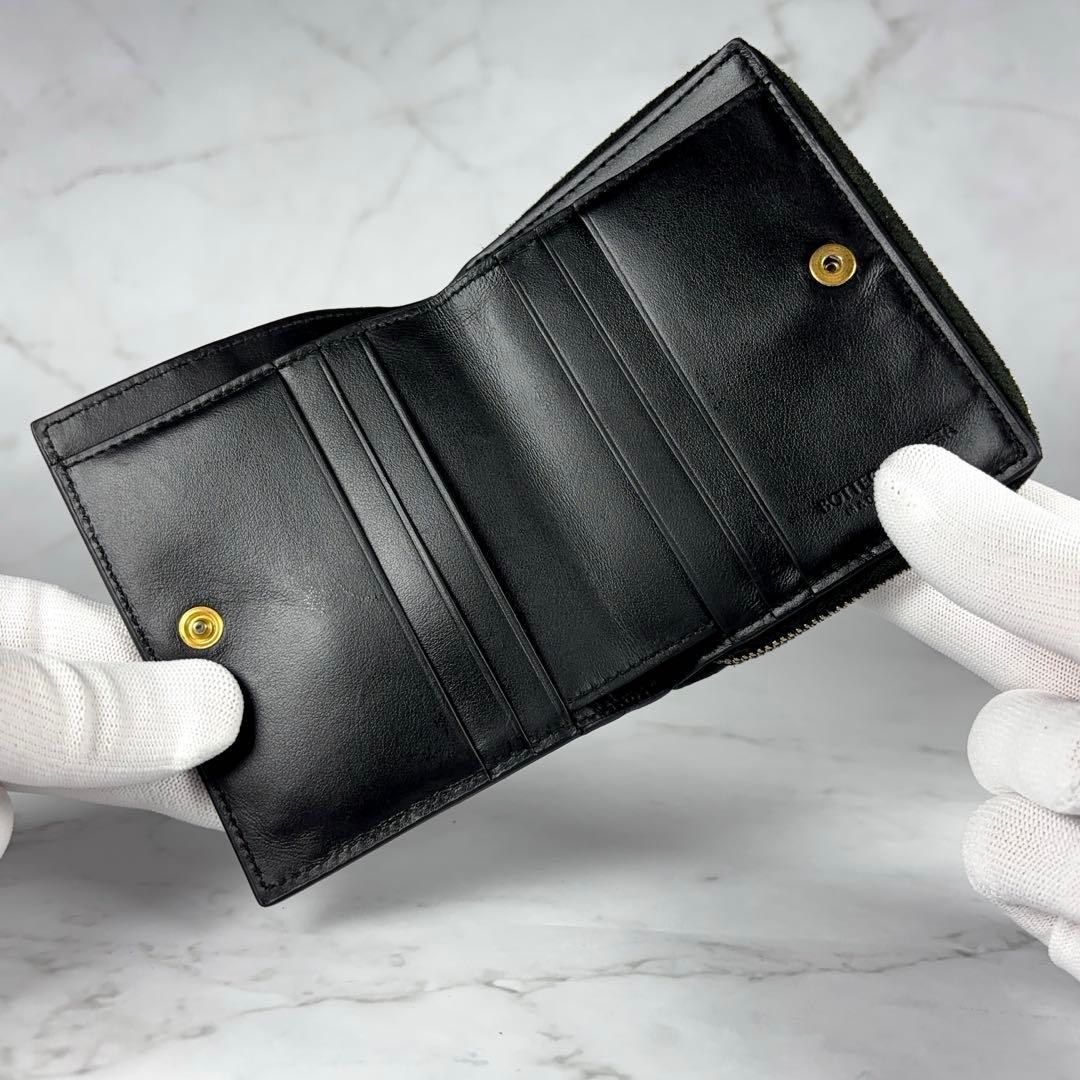 BOTTEGA VENETA ブラック 二つ折り 財布 カセット