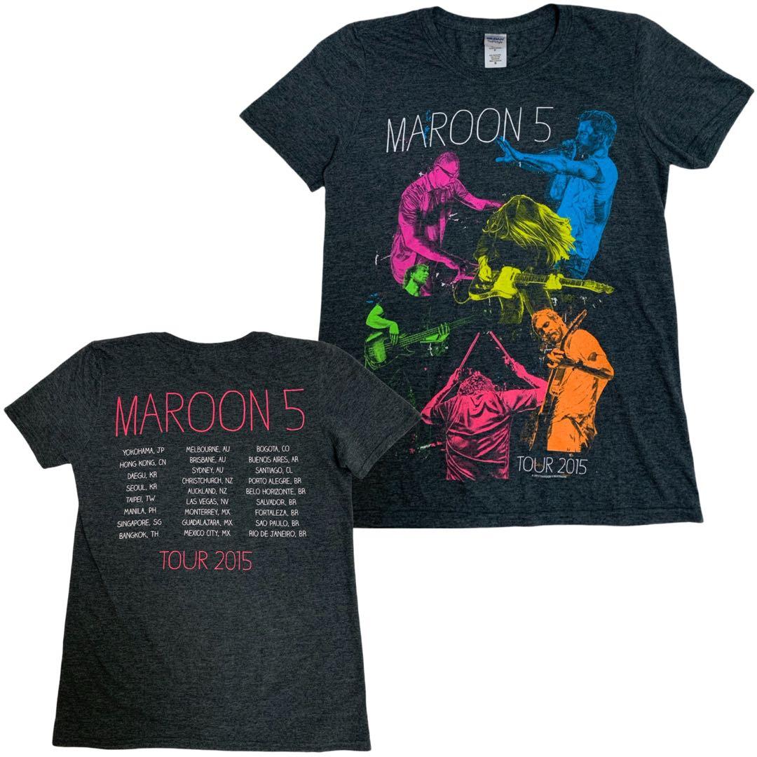 MAROON5 マルーンファイブ 2015 WORLD TOUR T-Shirt