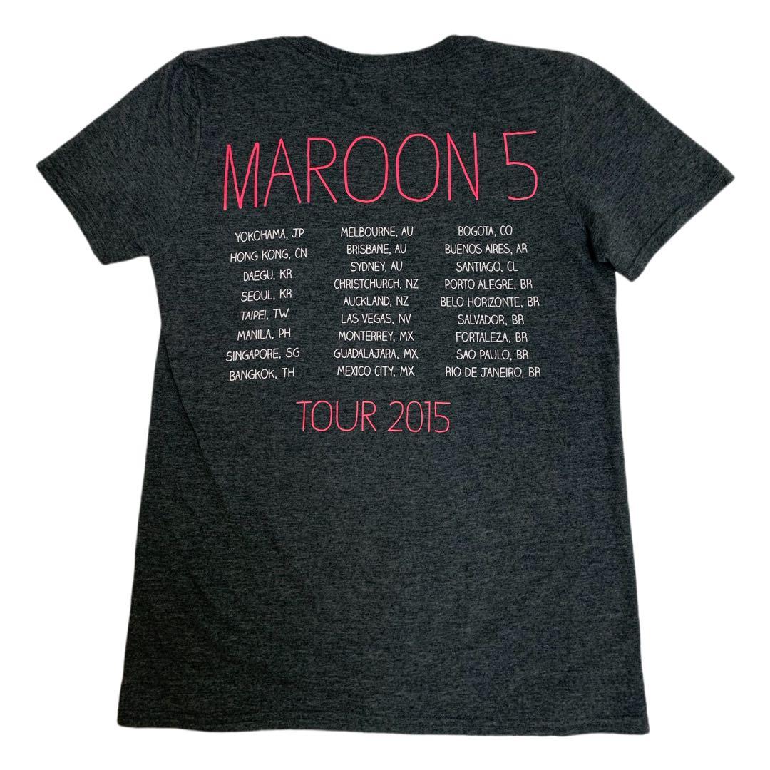 MAROON5 マルーンファイブ 2015 WORLD TOUR T-Shirt