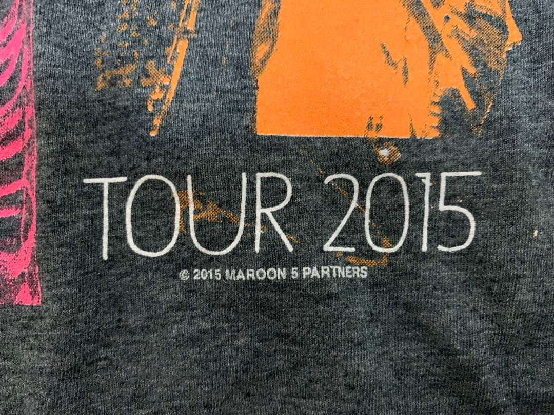 MAROON5 マルーンファイブ 2015 WORLD TOUR T-Shirt