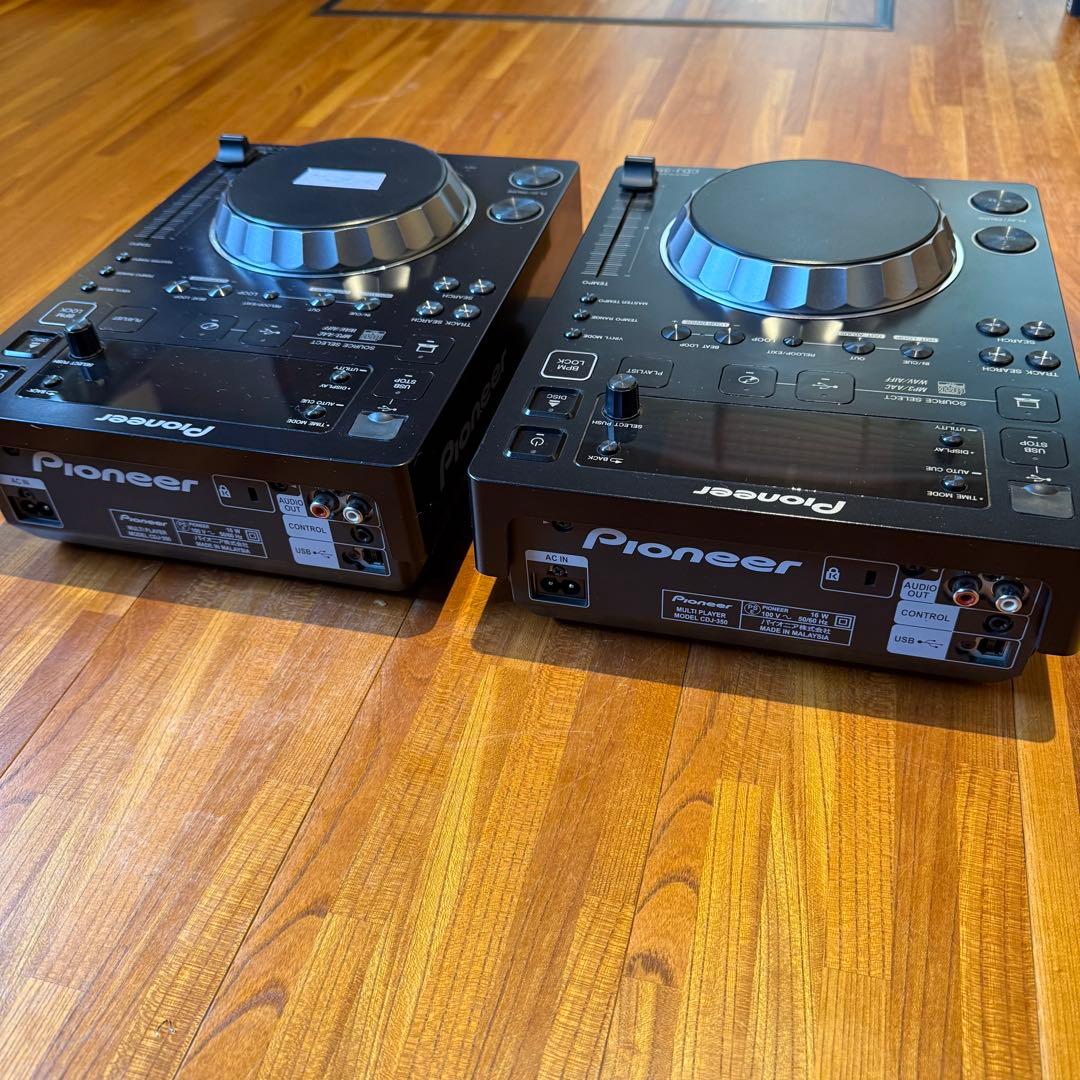 Pioneer CDJ-350 2台セット(1台難あり)
