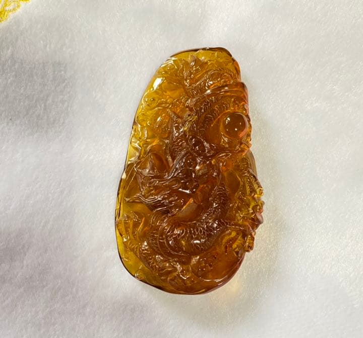 琥珀  天然琥珀  こはく バーマイト コレクション 龍牌彫刻品  龍牌  置物