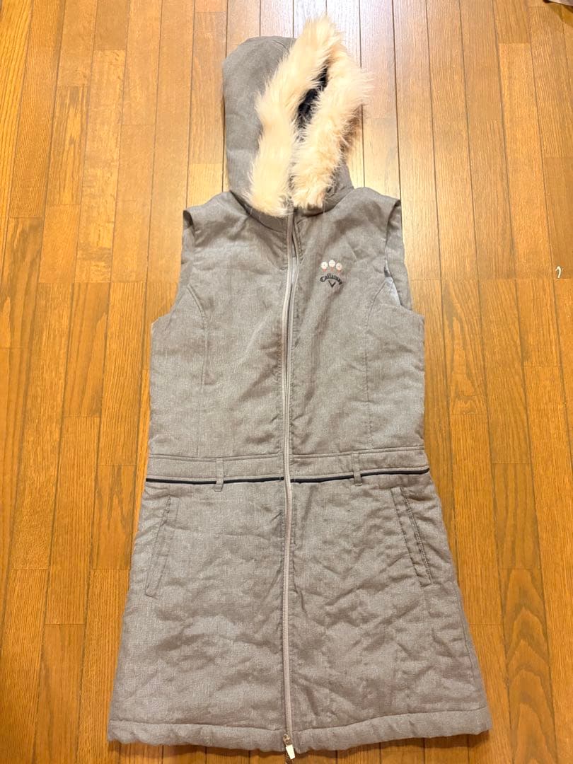 レディース ワンピース　ベスト グレー Lサイズ