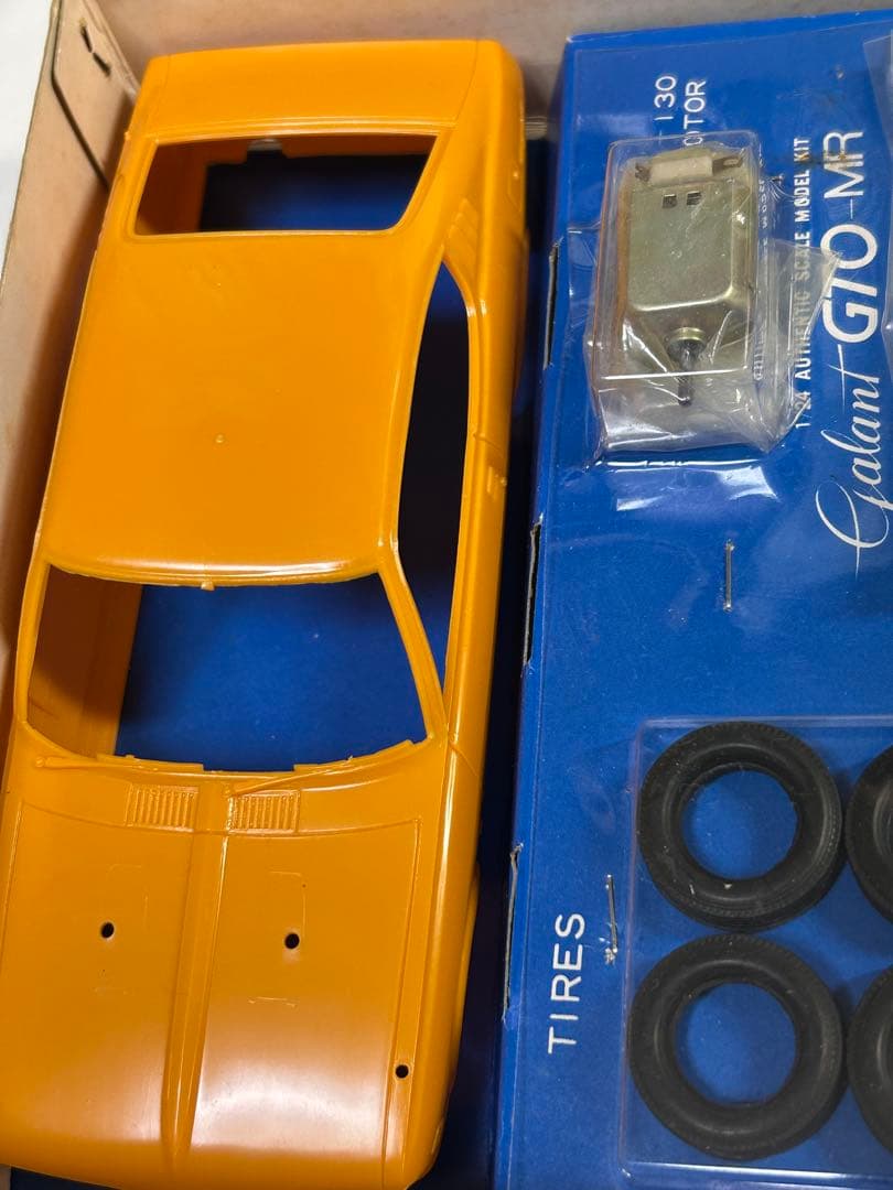 劇レア 50年以上前のプラモ【アポロ模型 三菱 ギャランGTO MR 1/24】