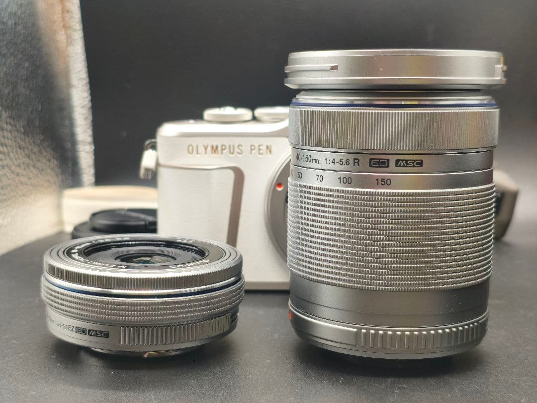 OLYMPUS PEN E-PL10 ホワイト　ダブルズームキット
