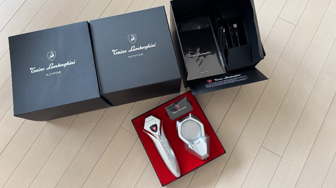 【未使用・新品】ランボルギーニ 美顔器 ALPHA・ONE リズム