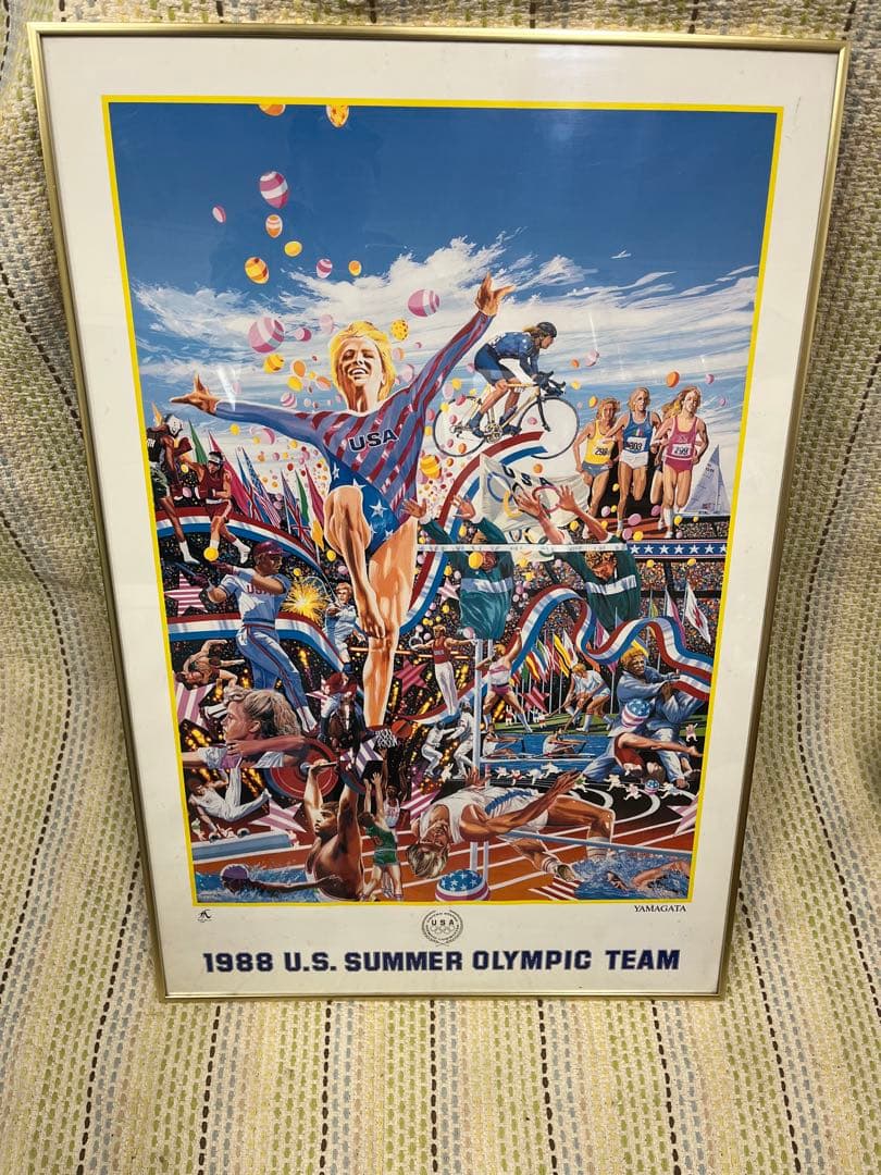 ヒロ・ヤマガタ　1988 US SUMMER OLYMPIC TEAM ポスター