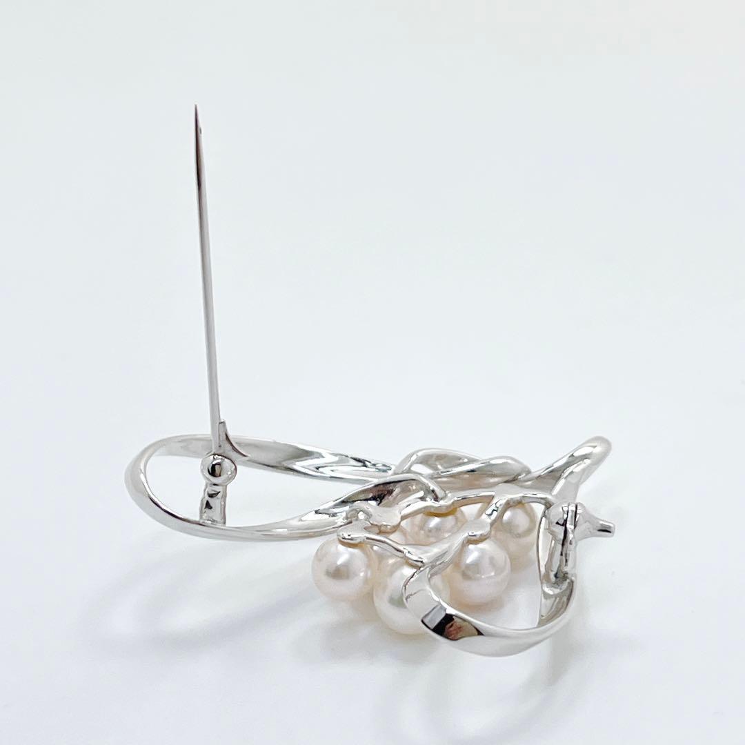 【未使用品】MIKIMOTO ミキモト パール　ブローチ　コサージュ　ハート