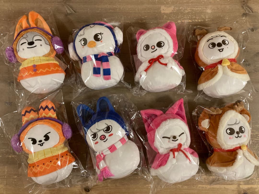 straykids ポップアップ skzoo 雪だるま 全8種