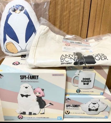 【未開封】一番くじ　スパイファミリー Ａ賞 B賞 C賞 D賞 E賞上位賞セット