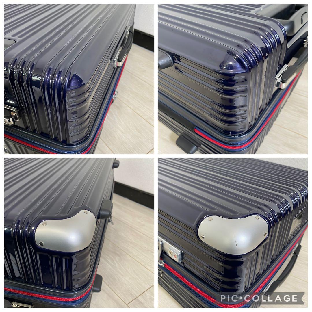 【美品】TRANSCONTINENTS 4輪　キャリーケース　M 75L