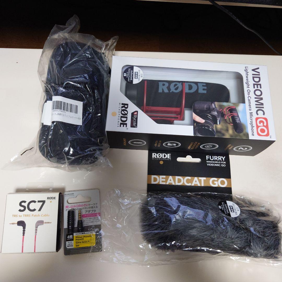 RØDE VIDEOMIC GO + DEADCAT GO 他3点