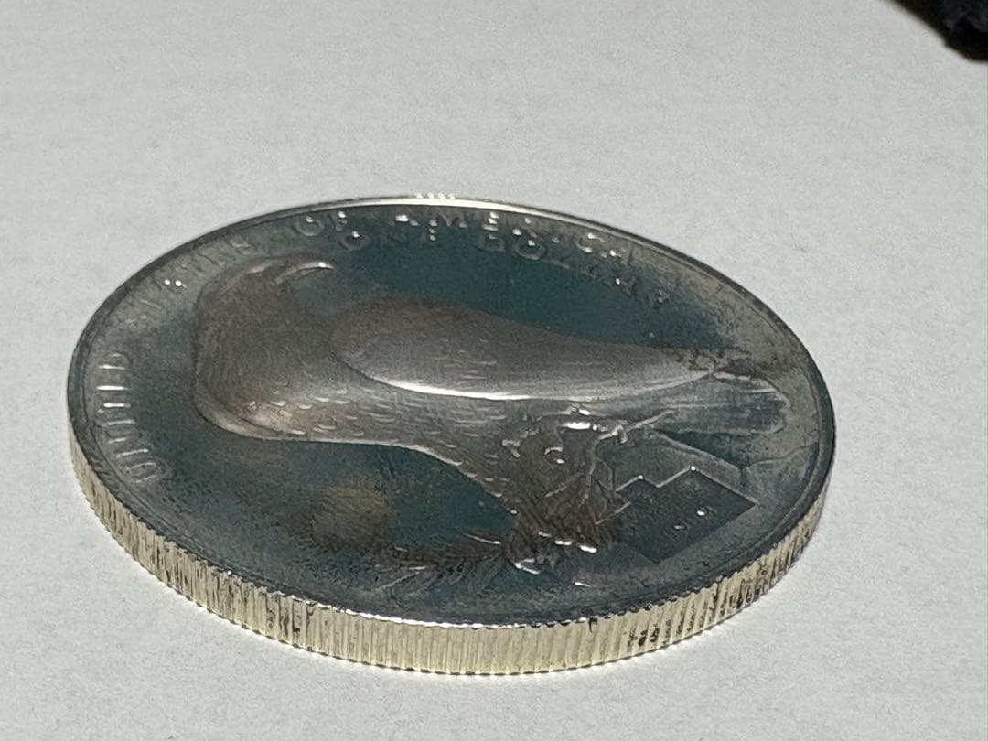 【銀貨保証】　アメリカ　1ドル銀貨　ロサンゼルスオリンピック記念　26.58g
