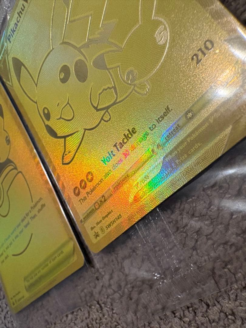 ゴールデン ピカチュウV【英語版】モンスターボール/2枚セット/25th/プロモ