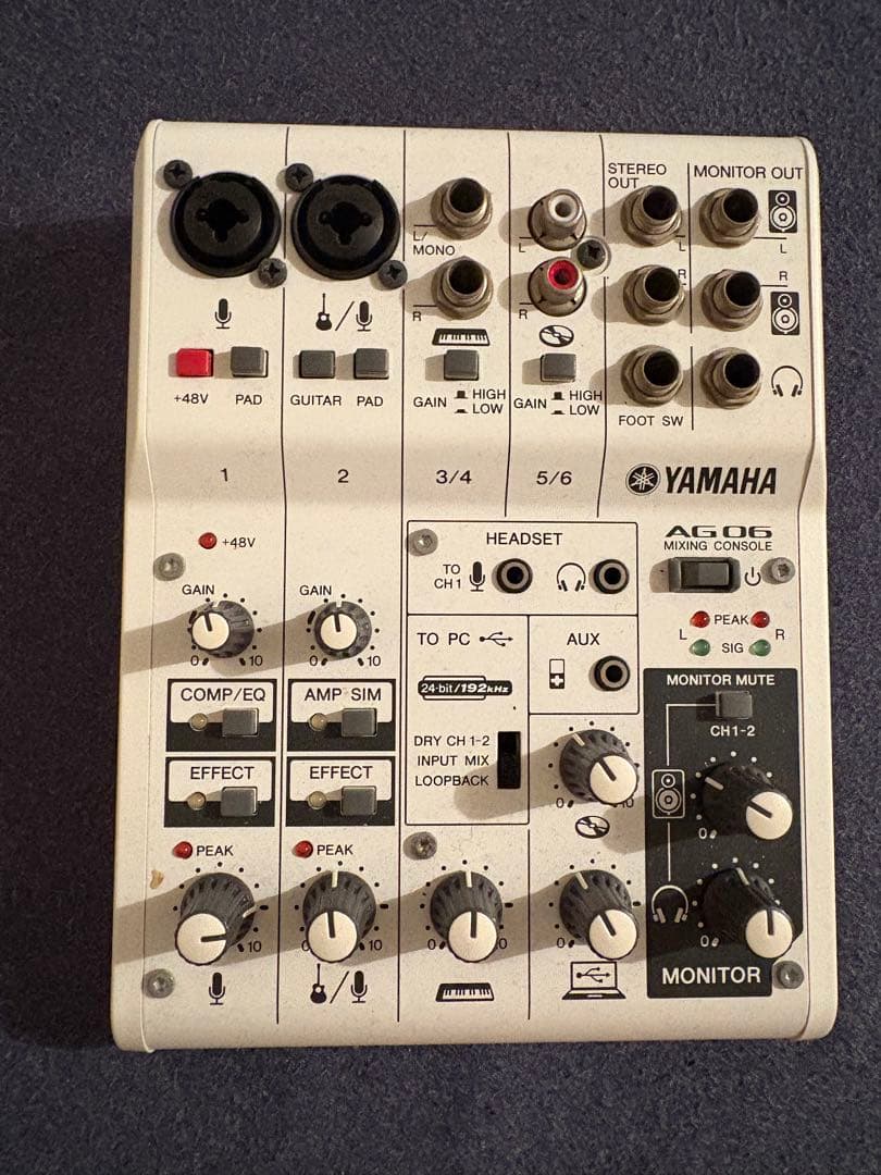 YAMAHA AG06 (マイク付き