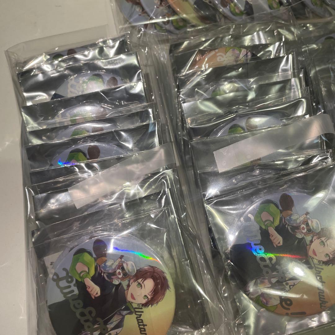 J41.うらたぬき 浦島坂田船 配信ライブ2020 rainbow缶バッジ 等身