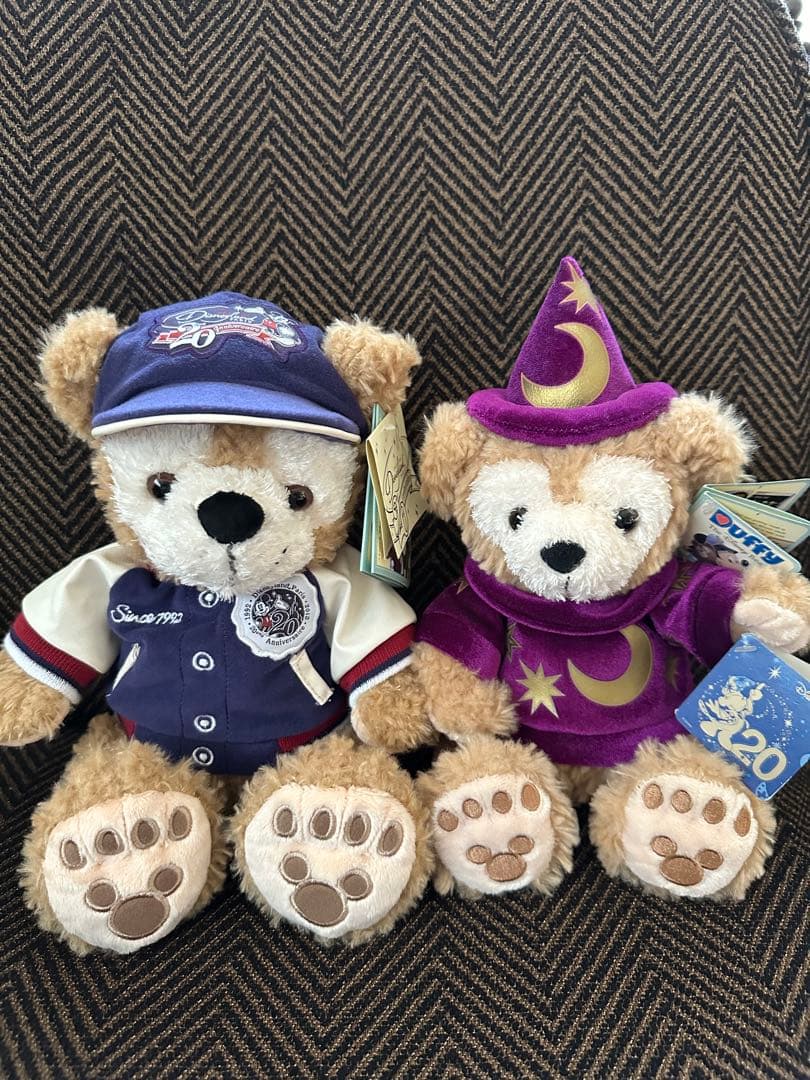 ダッフィー パリ フランス ディズニー 20周年限定ディズニーベア ２点セット