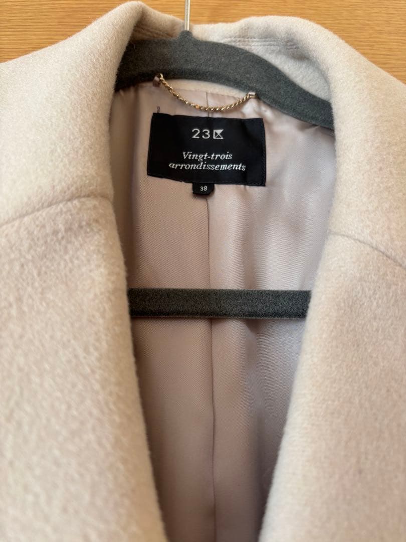 ONWARD[23区] アンゴラビーバー チェスターコート Mサイズ