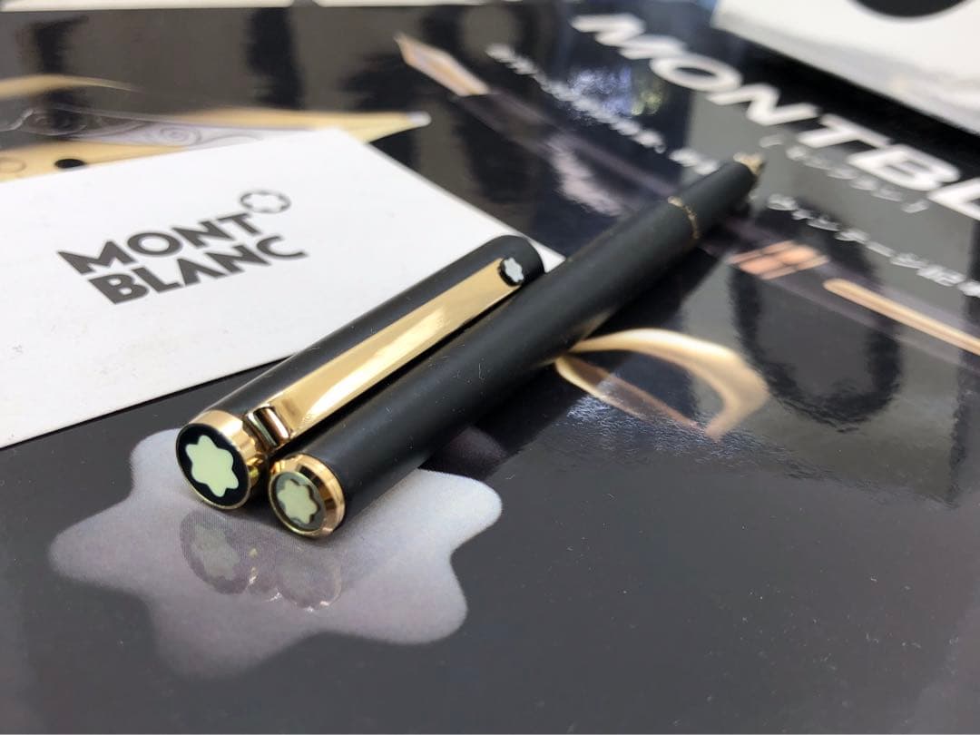 稀少軸！モンブラン★Sライン★生産数の少ないキャップ式ローラーボールNo2318