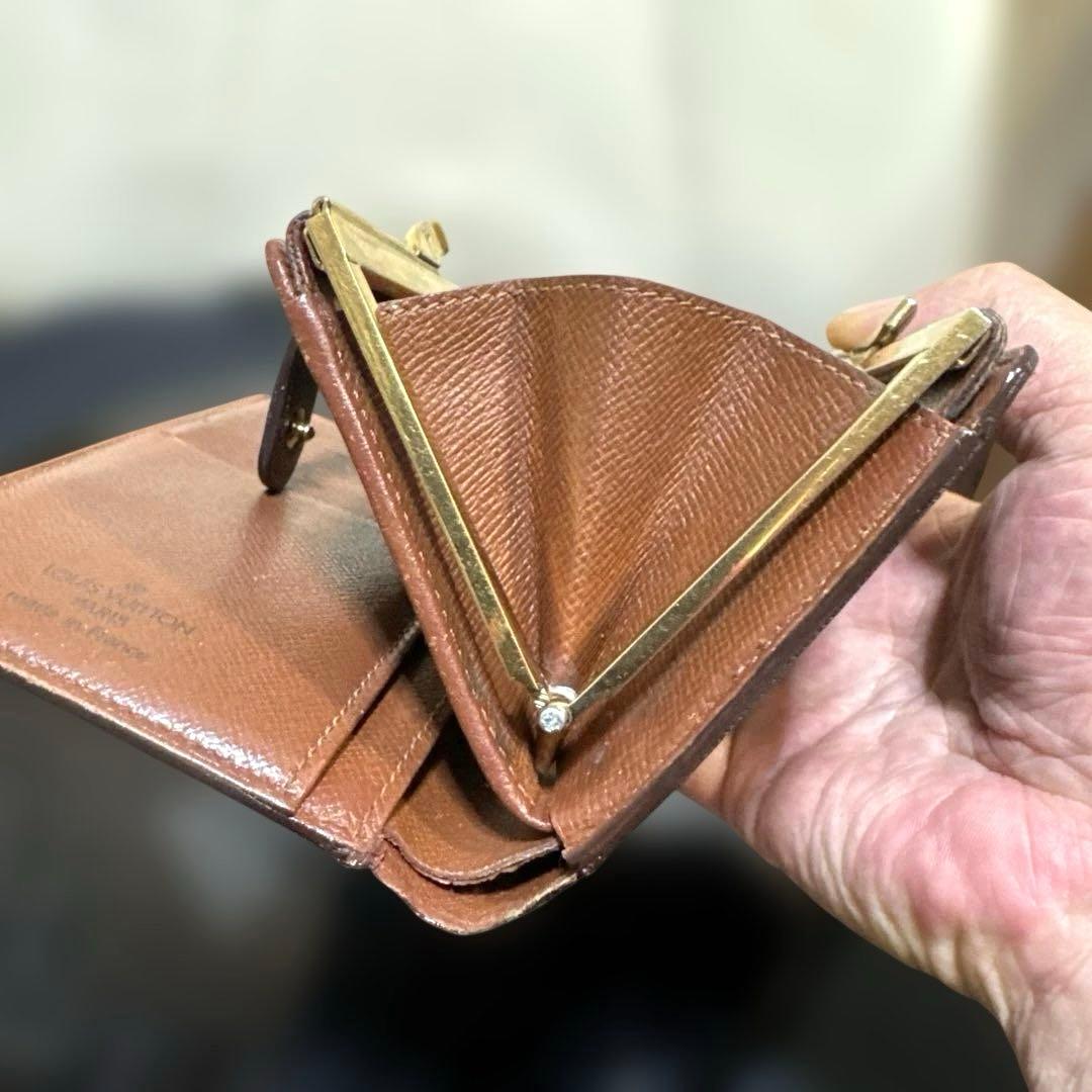 ⑩☆在庫SALE/優良品♪モノグラム がま口 財布