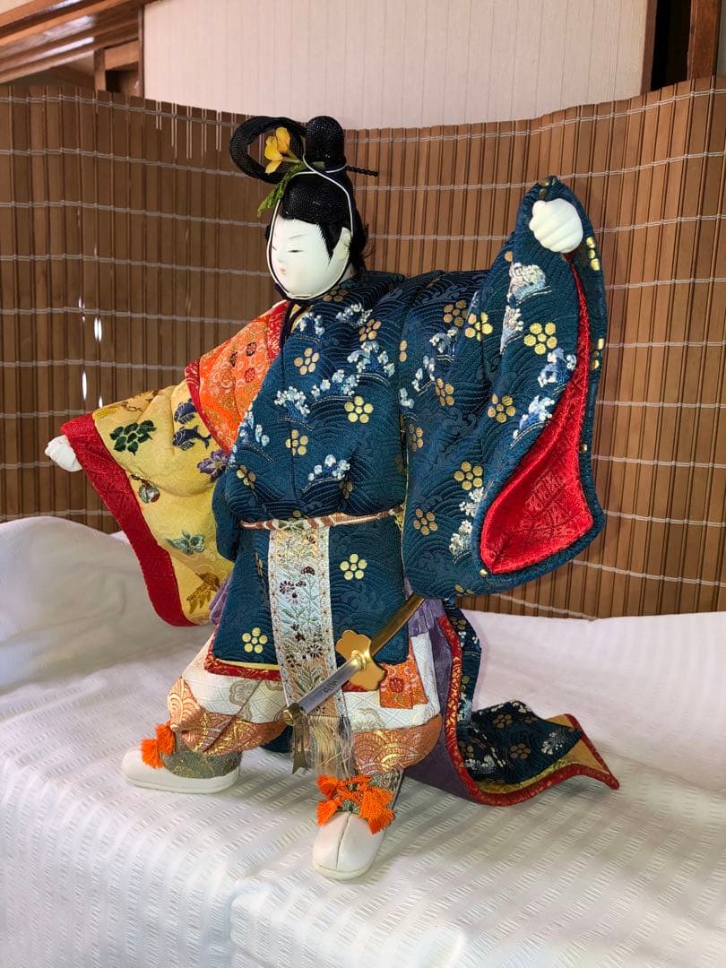 青海波　　雅楽　　木目込人形