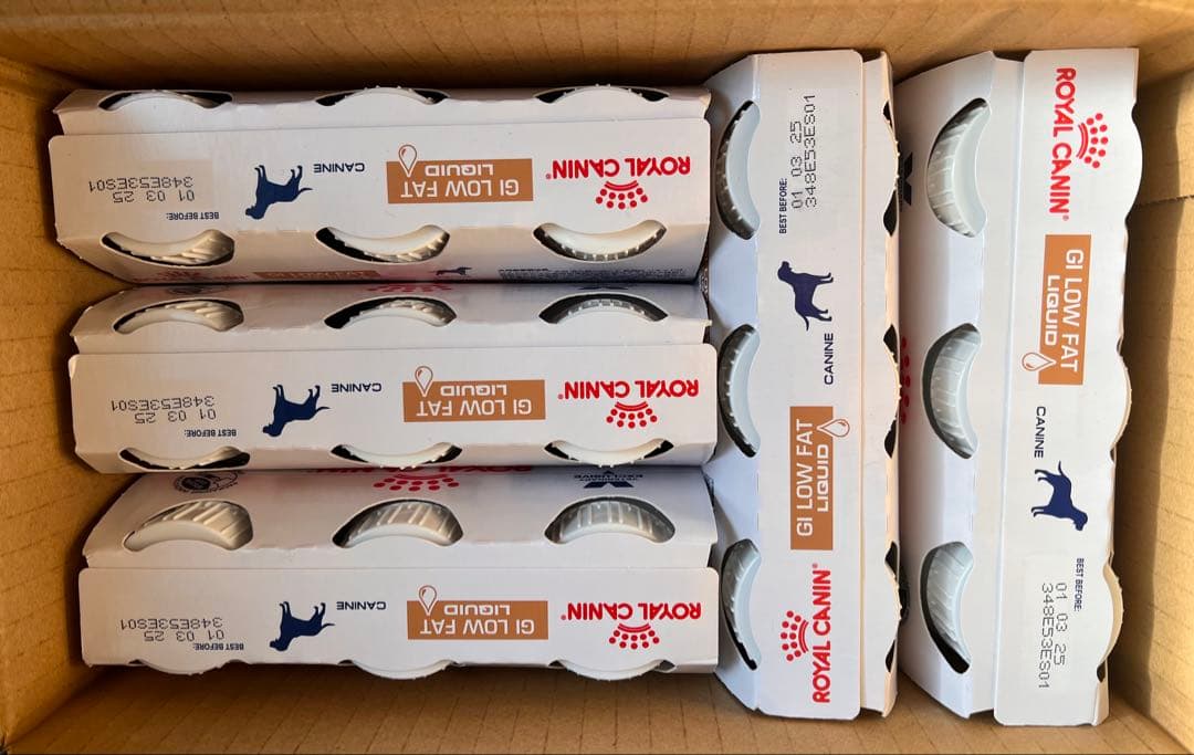 ロイヤルカナン消化器サポート低脂肪リキッド犬用200ml✖️3本✖️5箱