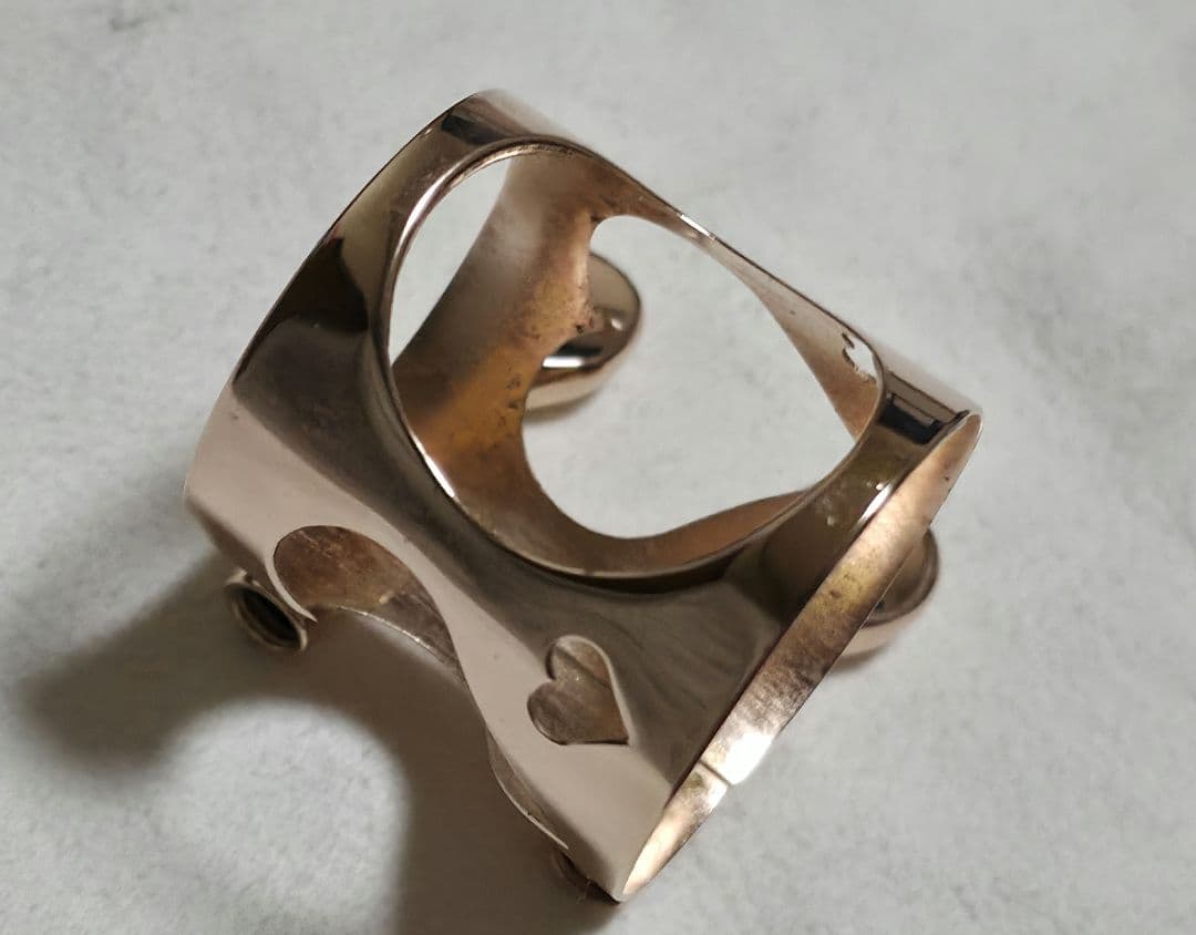 アトリエモモ クラリネットリガチャー ラバー用 NSヨコPG ハート