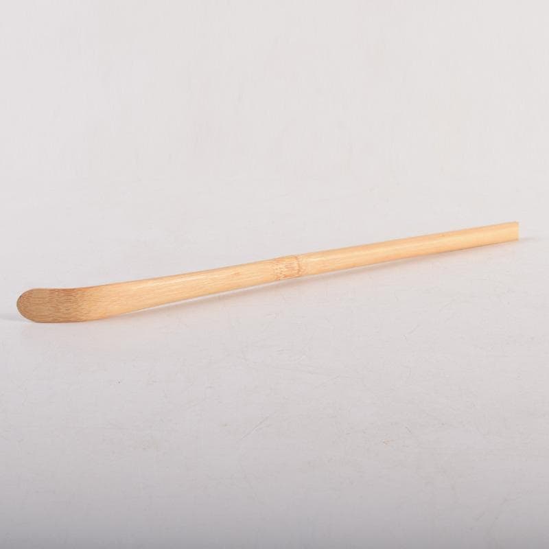 茶道具　宗玄作　茶杓　銘「峯の松」　柴野　松長剛山書付　共筒共箱　V　8303