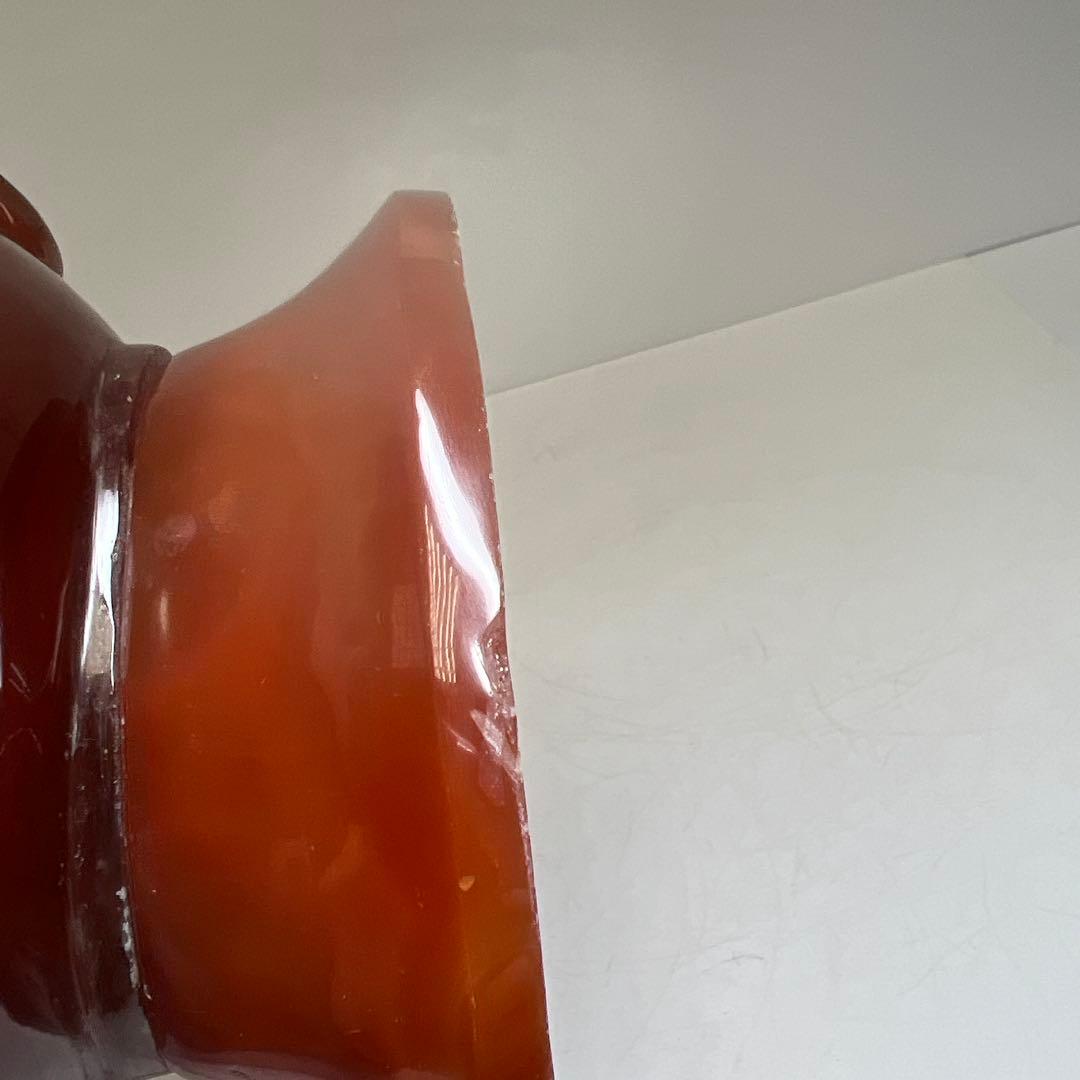 中国美術　本黄瑪瑙　香炉　1796g トヒサ　東な8-0121☆2F