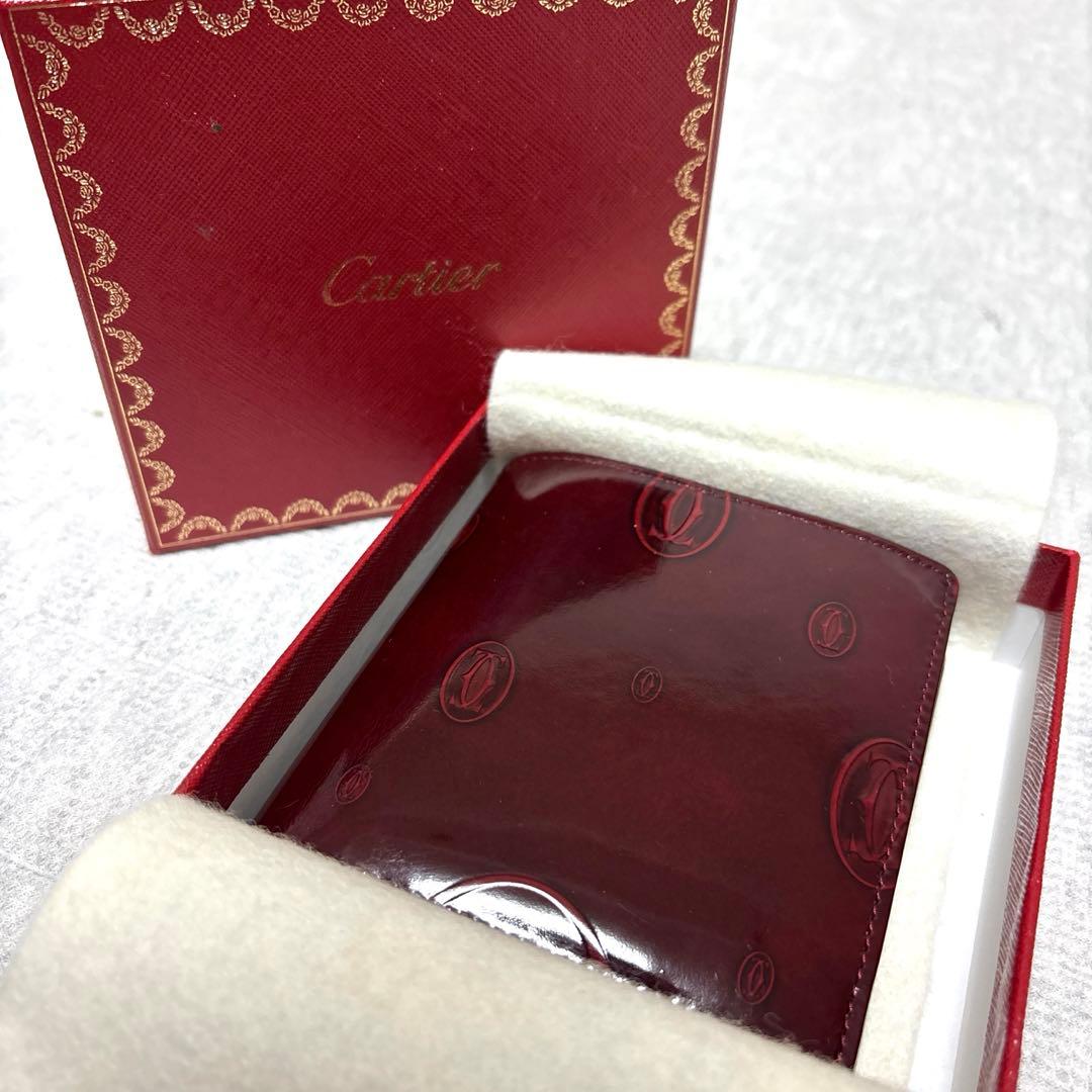 Cartier カルティエ ハッピーバースデー　二つ折り財布　美品