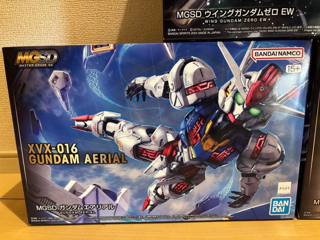 MGSD ウイングガンダムゼロ EW フリーダムガンダム　ガンダムエアリアル