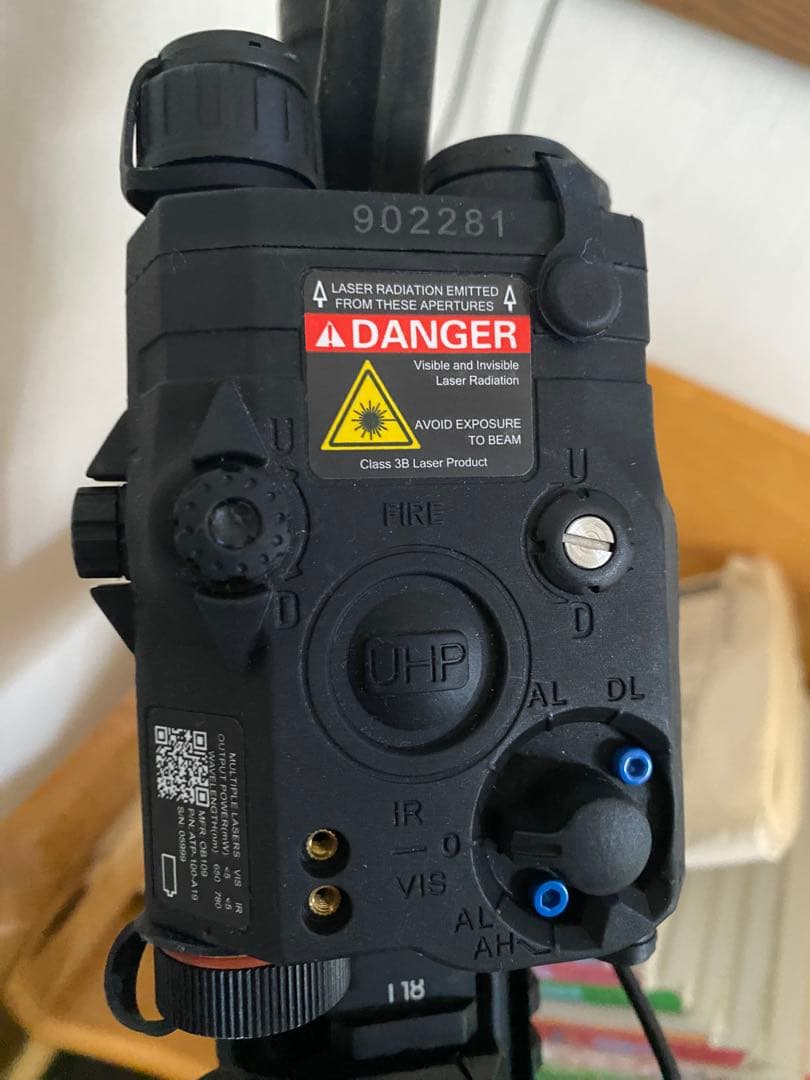 PEQ15LA-5 UHP フラッシュライト 同時点灯&IR M4 20mm